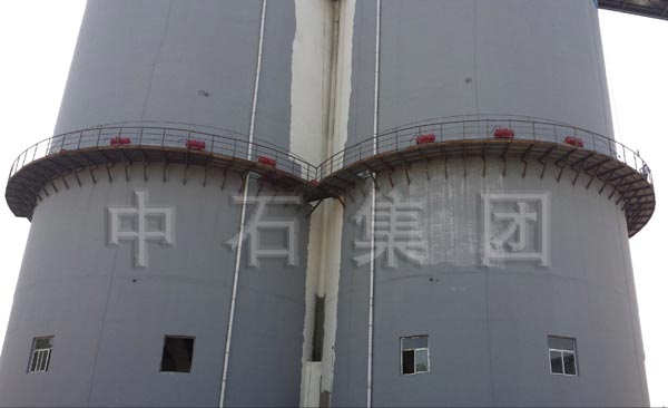 煤礦地面煤倉空氣炮安裝案例
